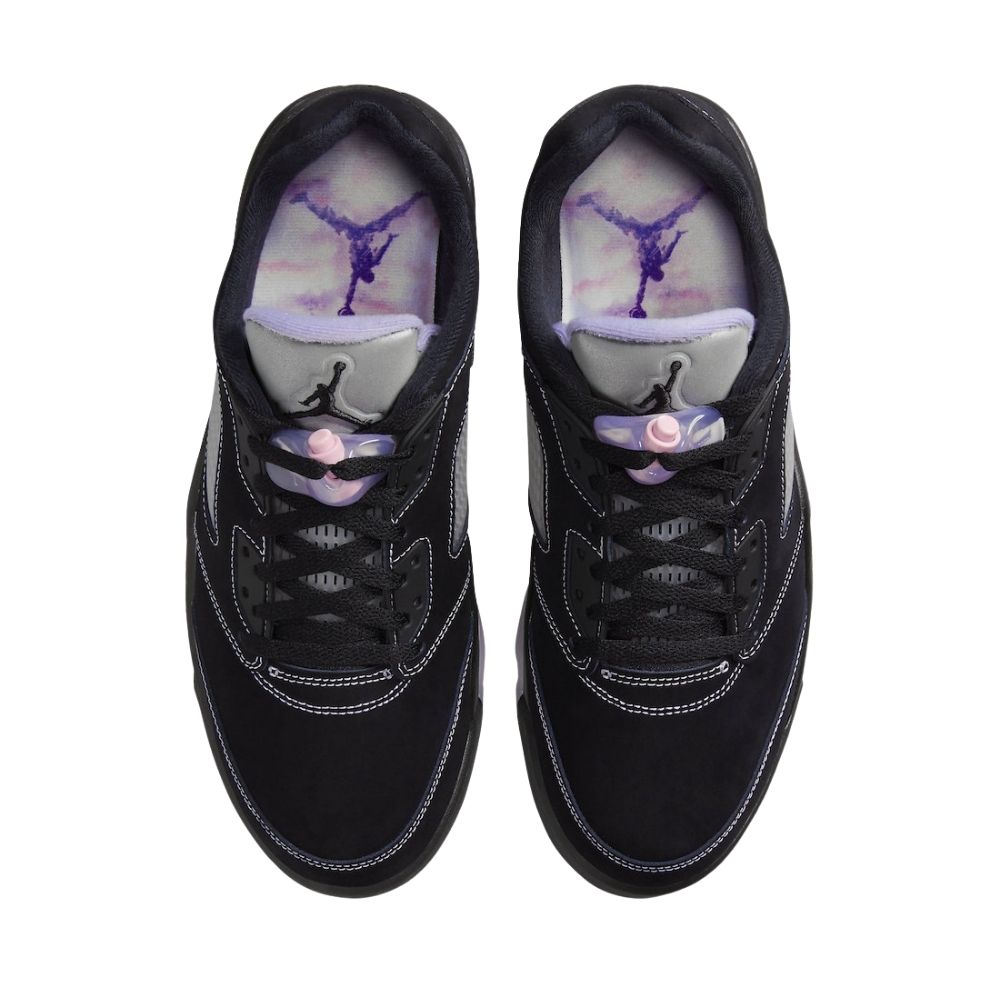 Air Jordan 5 Retro Low Dongdan in Black White - product image from the listing.