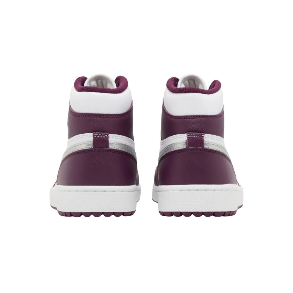 Air Jordan 1 High Golf in Bordeaux Red White - product image from the listing.