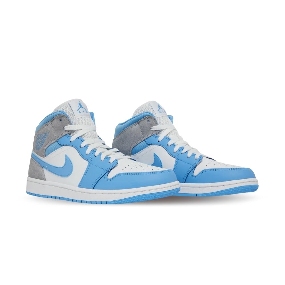 University Blue Grey SE - Air Jordan 1 Mid - product image from the listing.