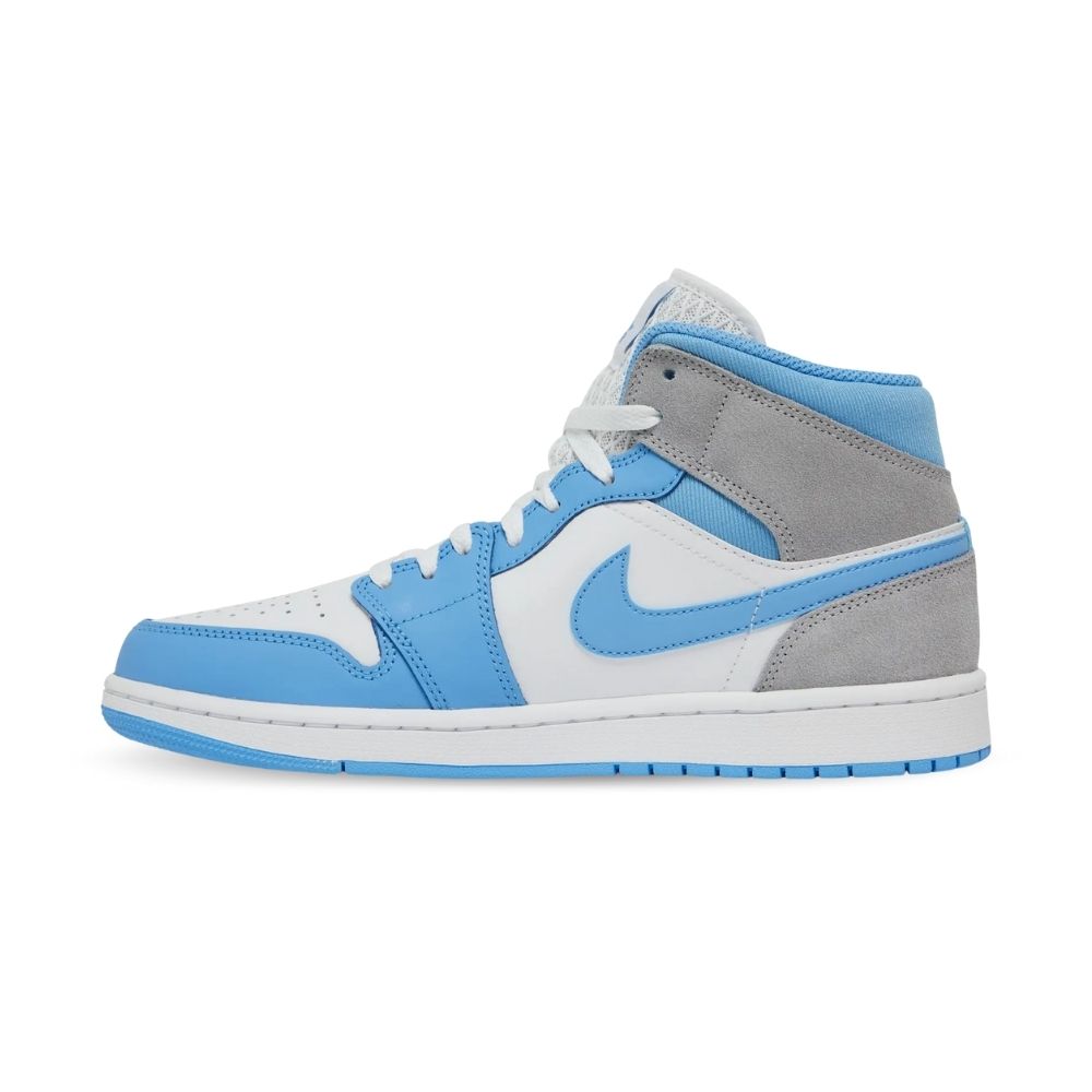 University Blue Grey SE - Air Jordan 1 Mid - product image from the listing.