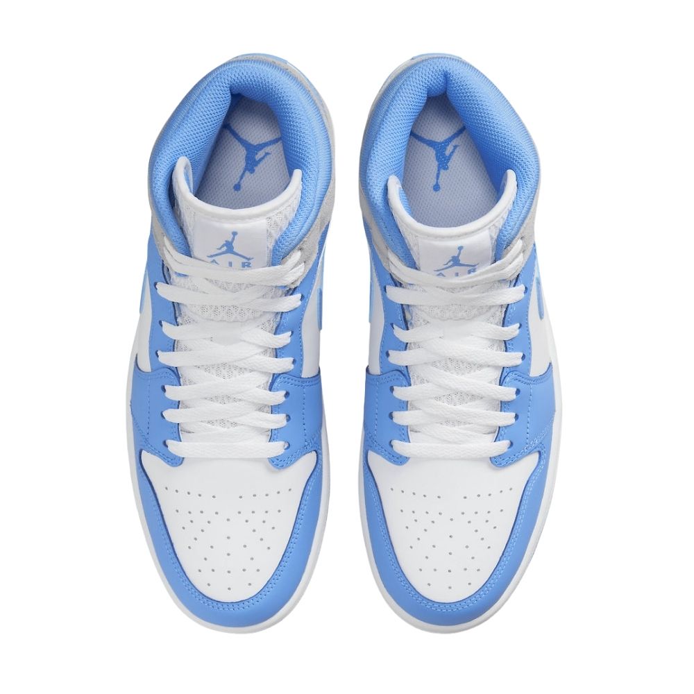 University Blue Grey SE - Air Jordan 1 Mid - product image from the listing.