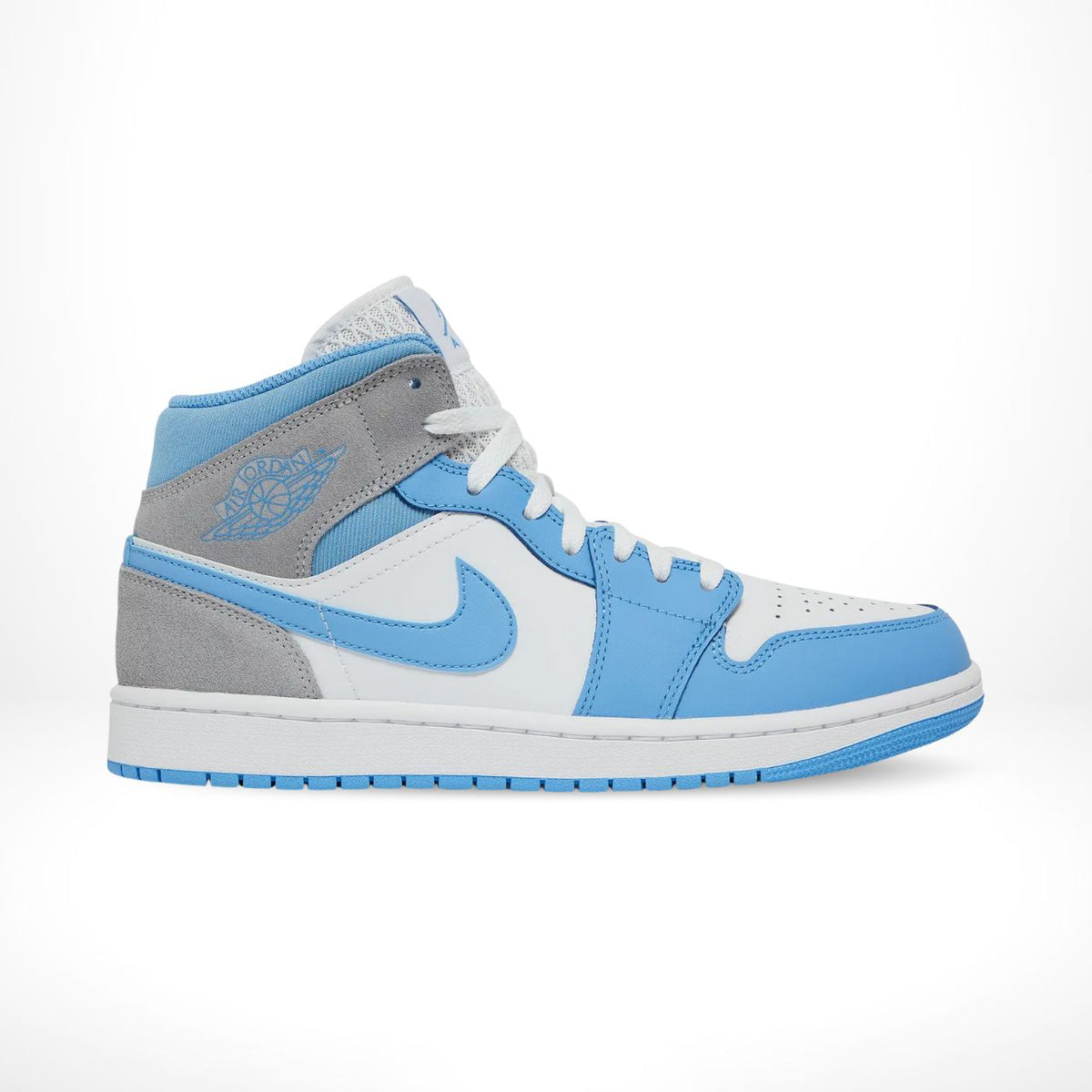 University Blue Grey SE - Air Jordan 1 Mid - product image from the listing.
