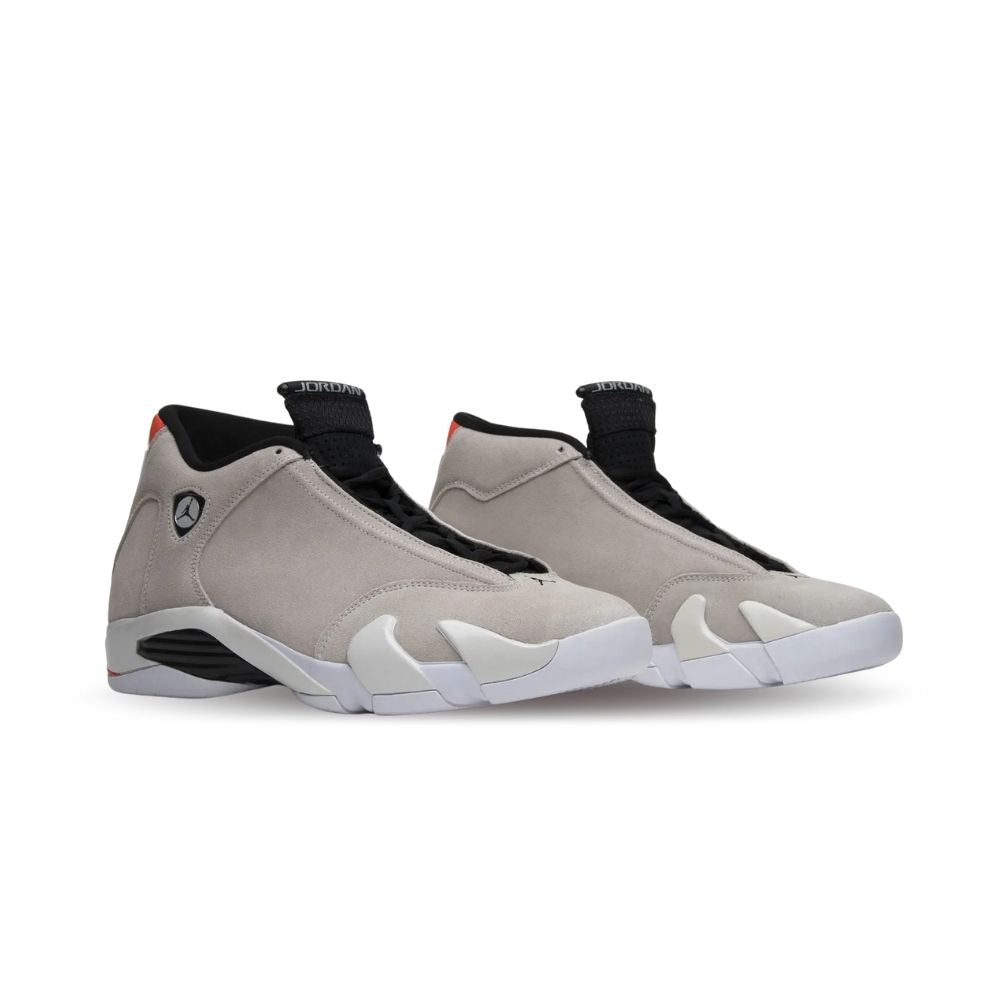 Air Jordan 14 Retro in Desert Sand Tan White - product image from the listing.