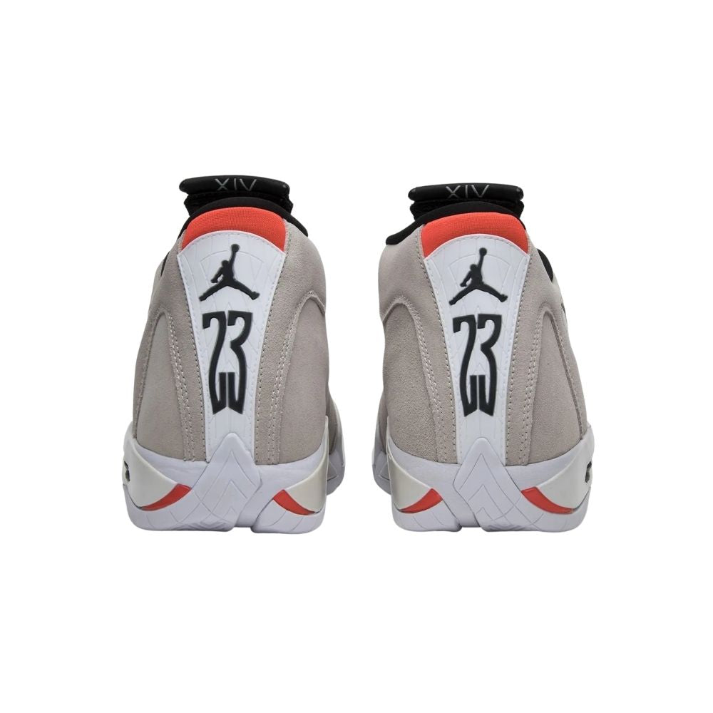 Air Jordan 14 Retro in Desert Sand Tan White - product image from the listing.