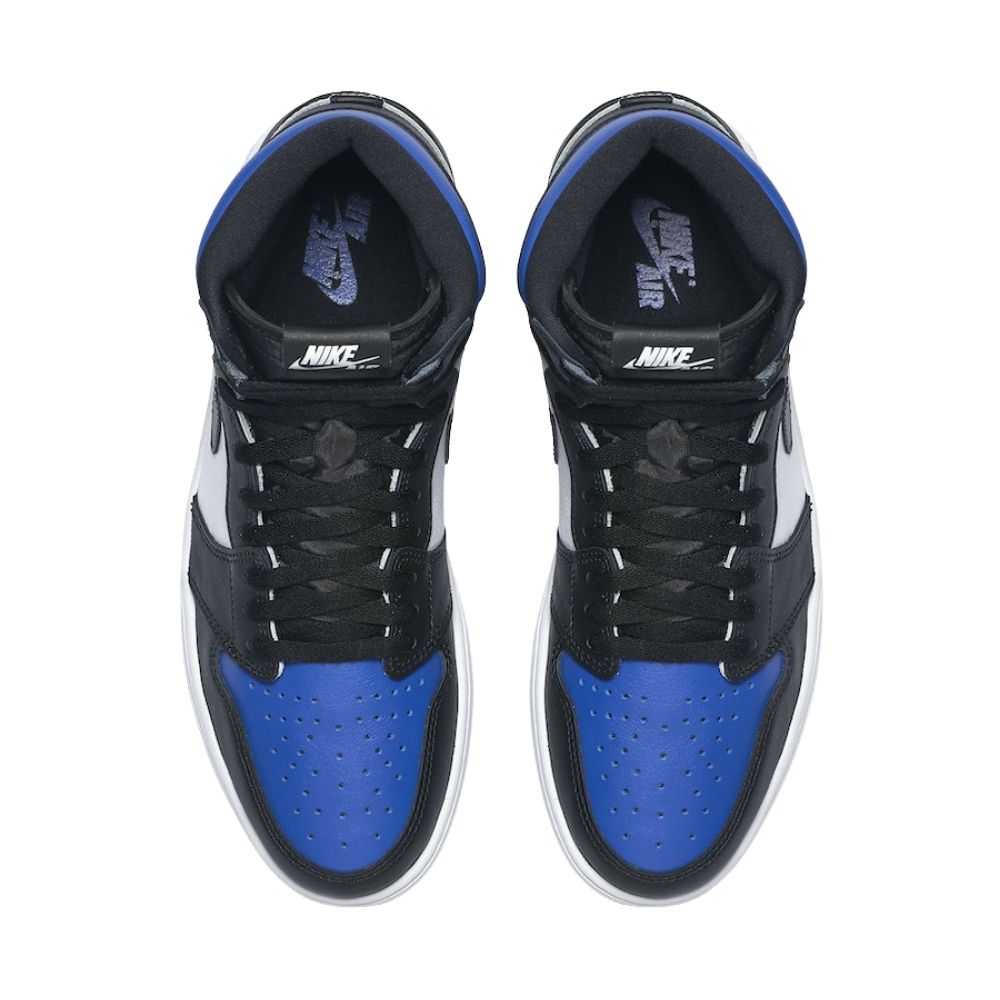Air Jordan 1 Retro High OG Royal Toe in Blue Black - product image from the listing.