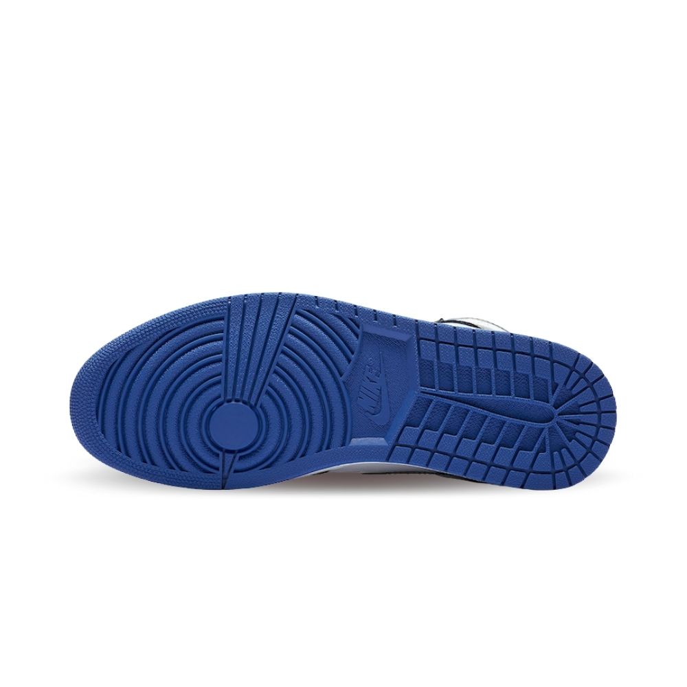 Air Jordan 1 Retro High OG Royal Toe in Blue Black - product image from the listing.