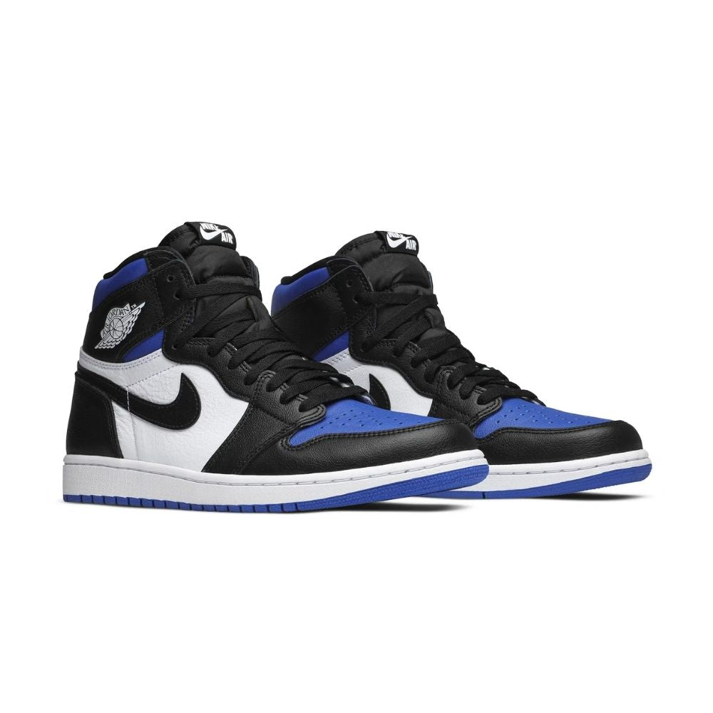Air Jordan 1 Retro High OG Royal Toe in Blue Black - product image from the listing.