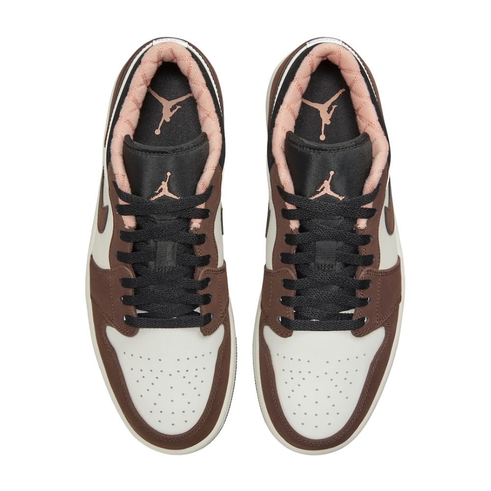 Air Jordan 1 Low in Mocha Brown White - product image from the listing.