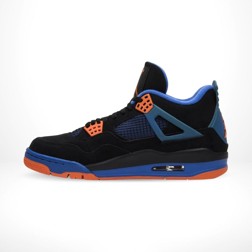 Air Jordan 4 Retro Cavs in Black Blue - product image from the listing.