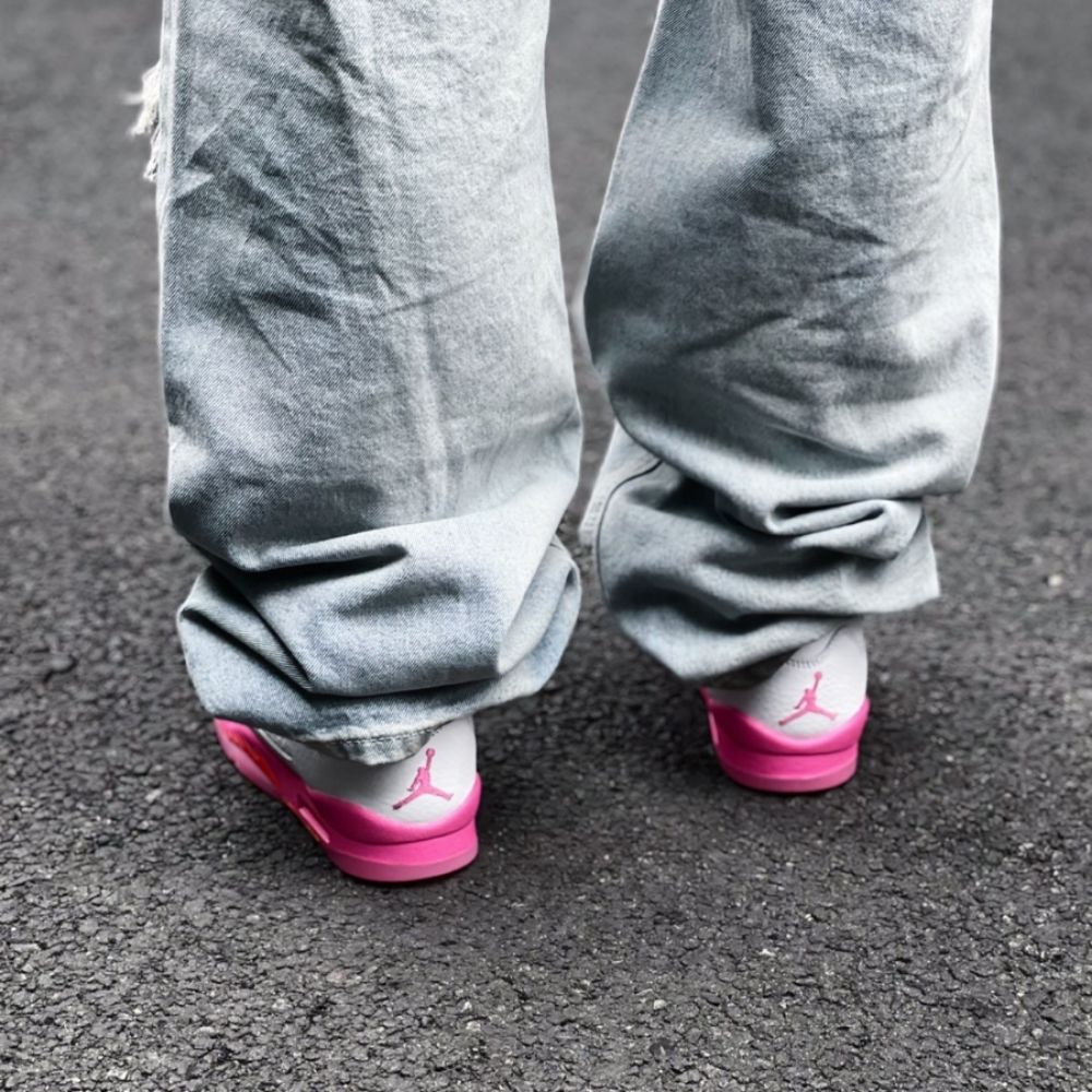 Air Jordan 5 Retro Pinksicle in White - product image from the listing.