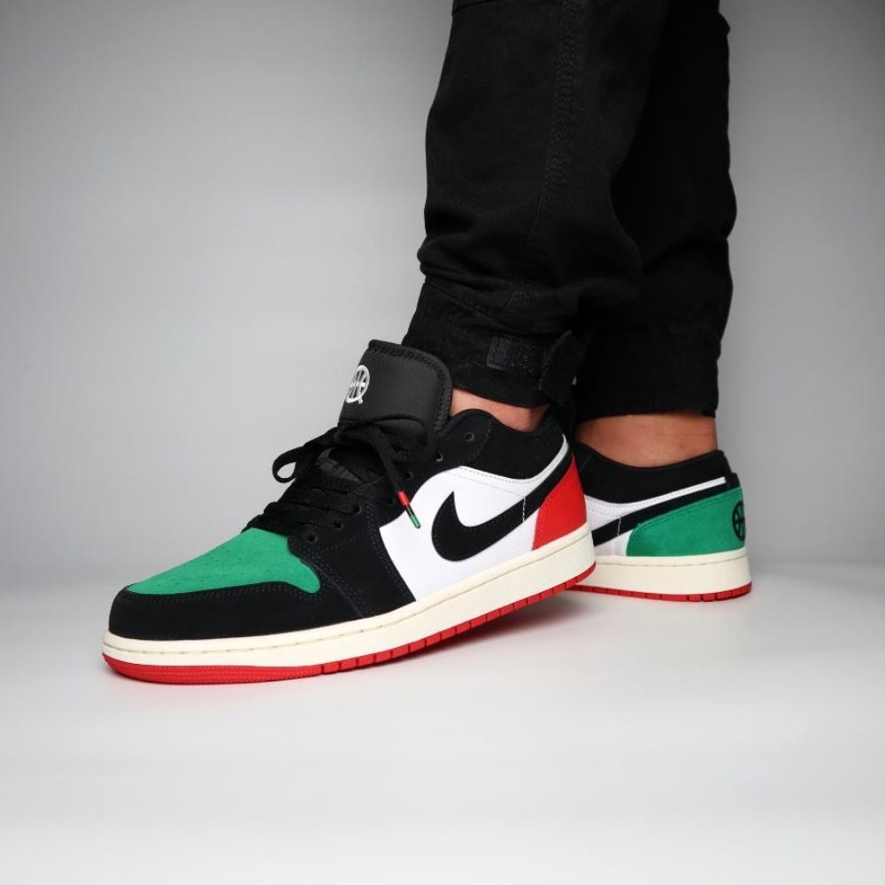 Quai 54 Black White - Air Jordan 1 Low 2023 - product image from the listing.