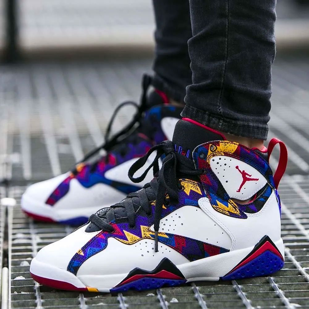 Air Jordan 7 Retro Sweater in White - product image from the listing.