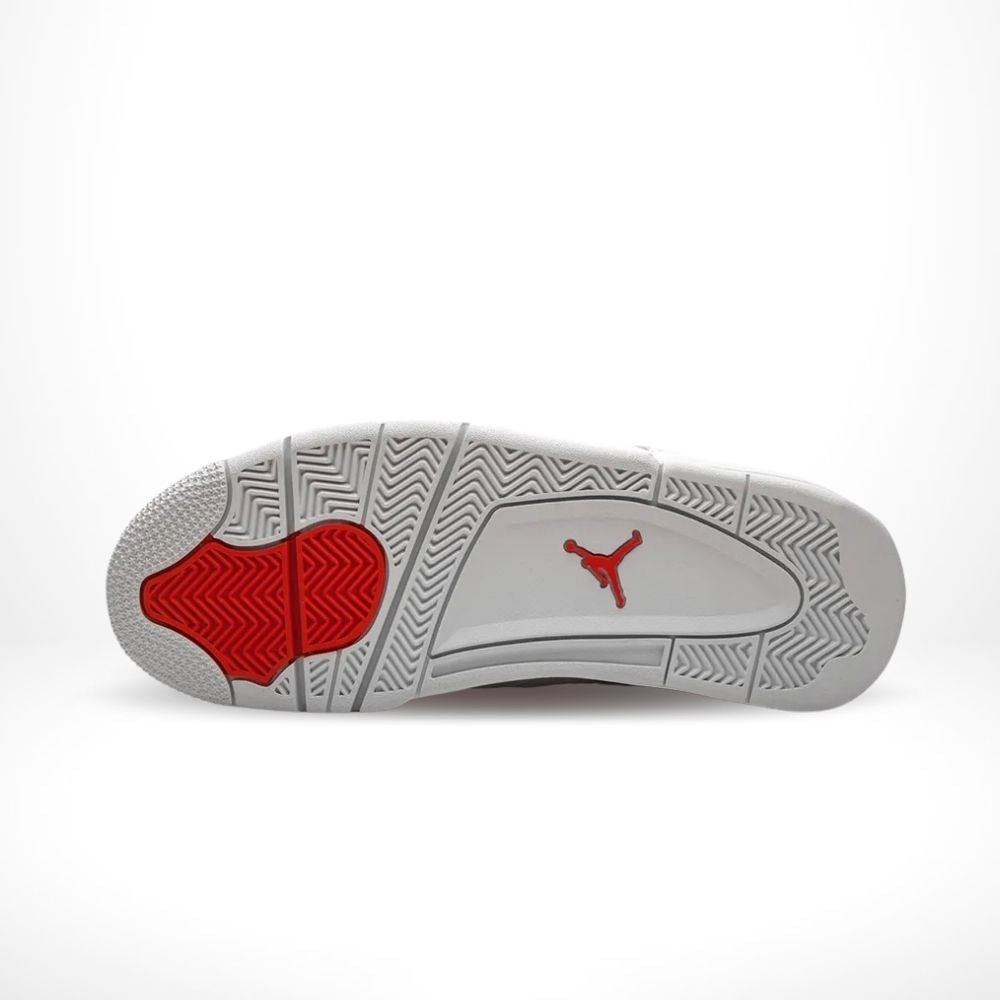 Air Jordan 4 Retro in Orange Metallic White - product image from the listing.