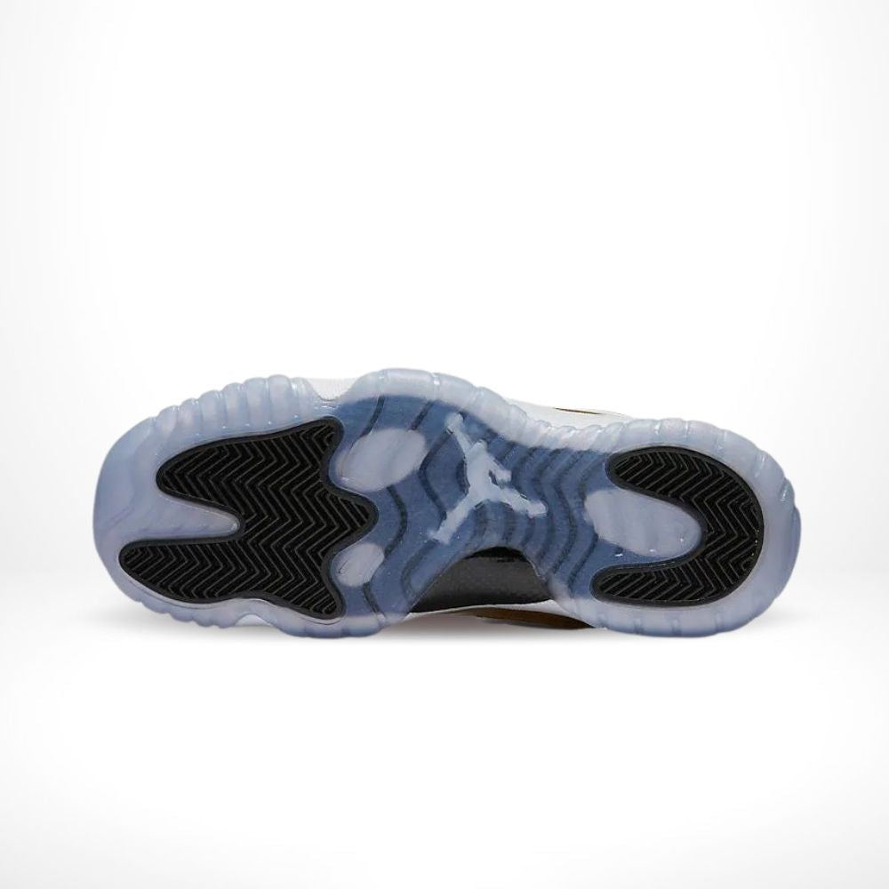 Air Jordan 11 Retro Low Closing Ceremony in White Metallic Gold - product image from the listing.