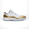 Air Jordan 11 Retro Low Closing Ceremony in White Metallic Gold - product image from the listing.