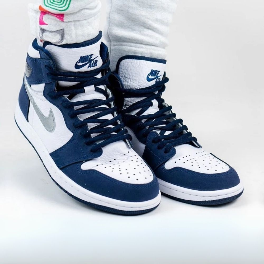 CO.JP Midnight Navy White - Air Jordan 1 Retro High 2020 - product image from the listing.