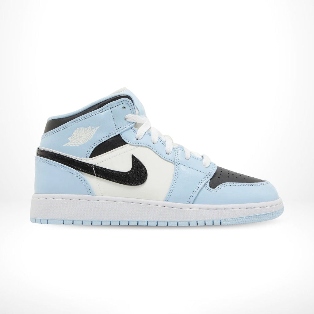 "Ice Blue White" Air Jordan 1 Mid 555112-401 - product image from the listing.