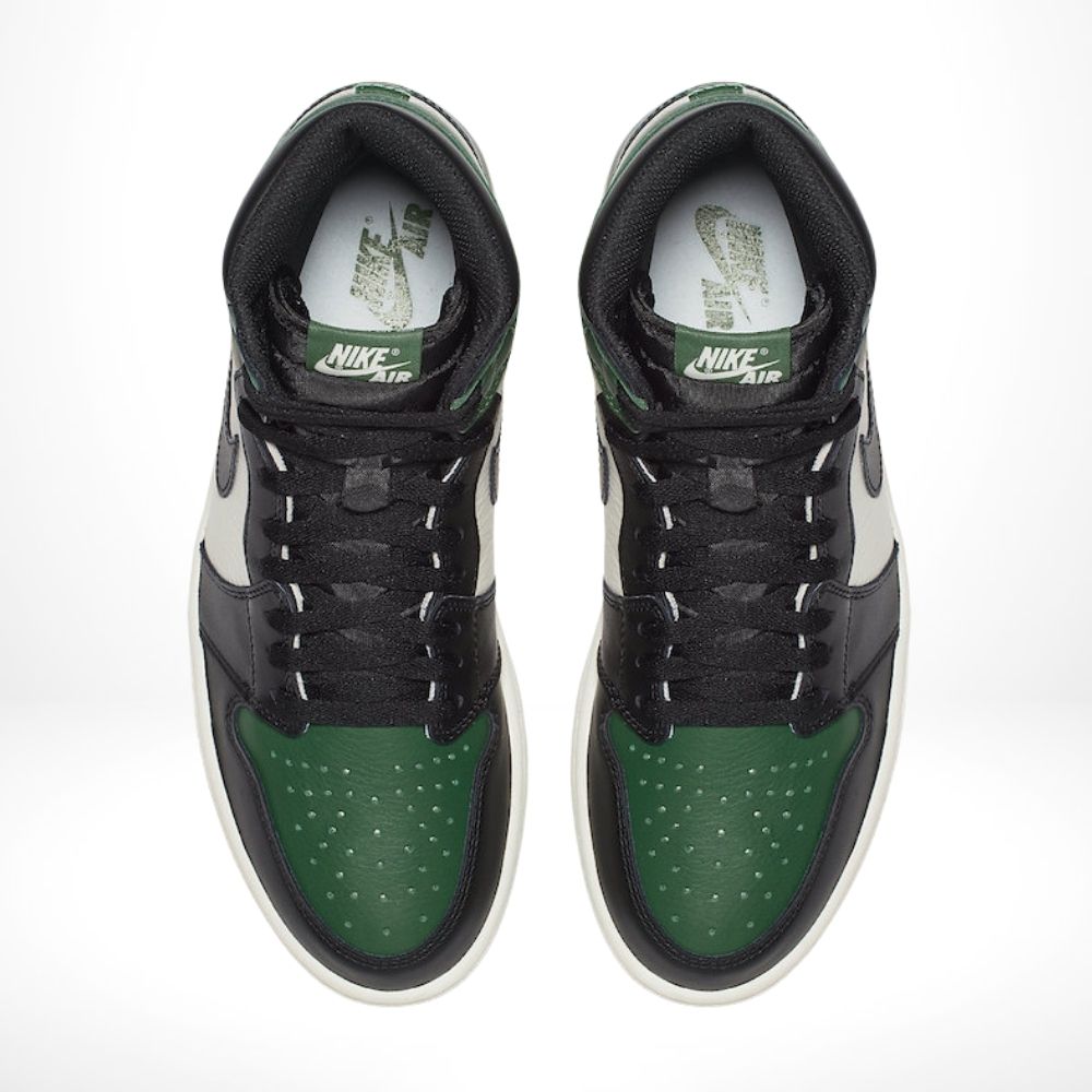 Air Jordan 1 Retro High OG Pine in Green Black - product image from the listing.