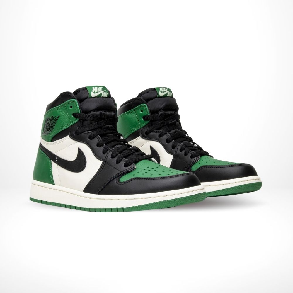Air Jordan 1 Retro High OG Pine in Green Black - product image from the listing.