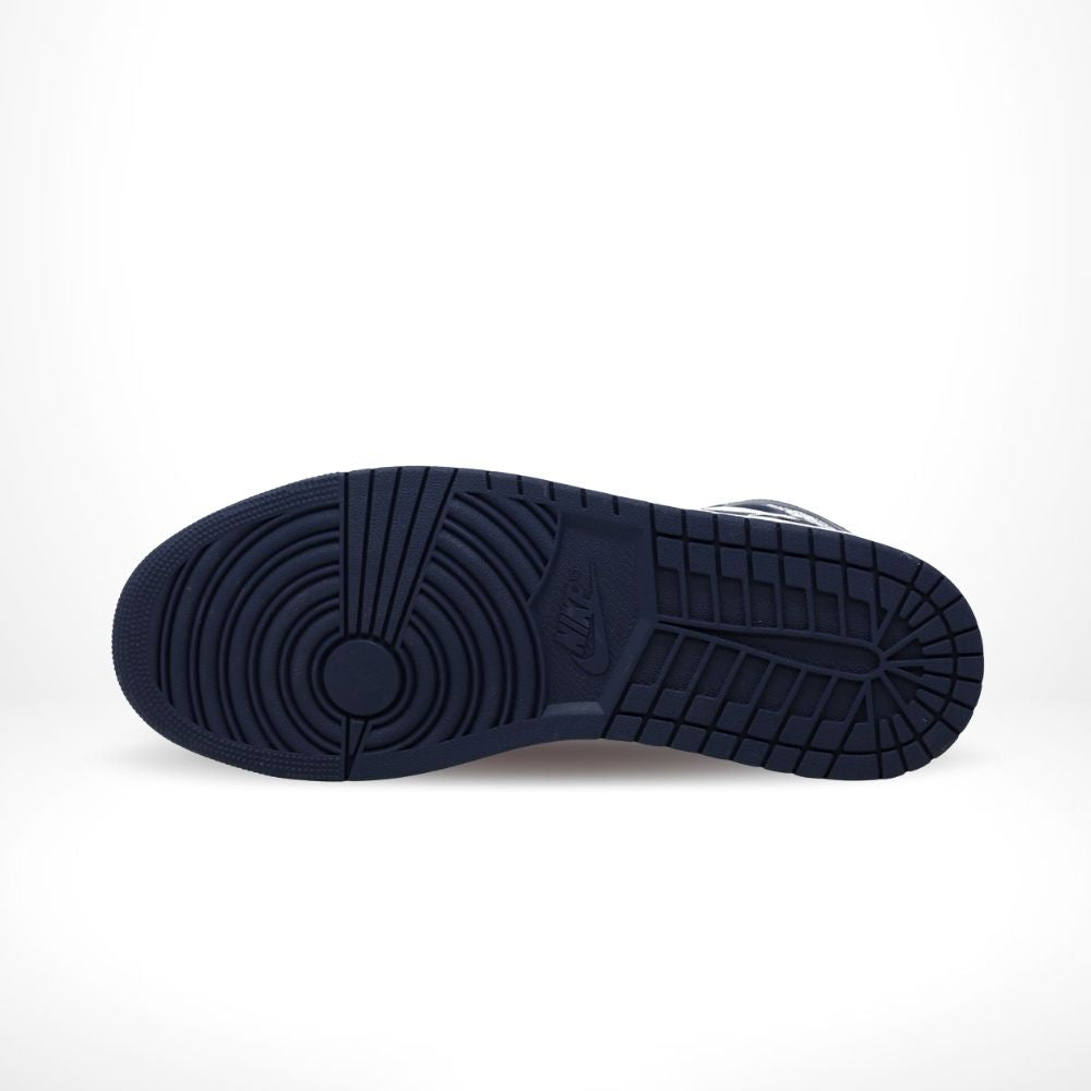 Air Jordan 1 Mid Obsidian in Blue White - product image from the listing.