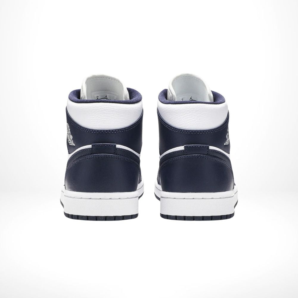 Air Jordan 1 Mid Obsidian in Blue White - product image from the listing.