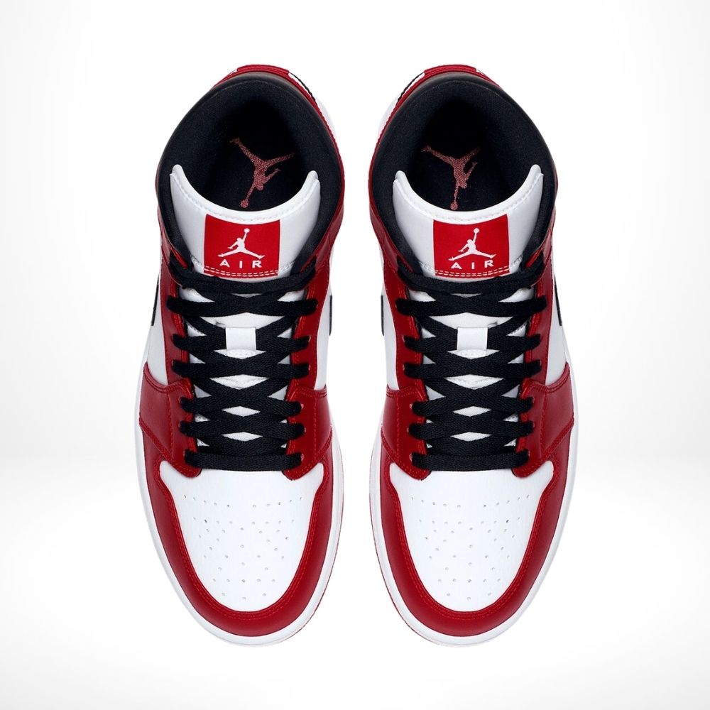 Air Jordan 1 Mid Chicago in Red White - product image from the listing.
