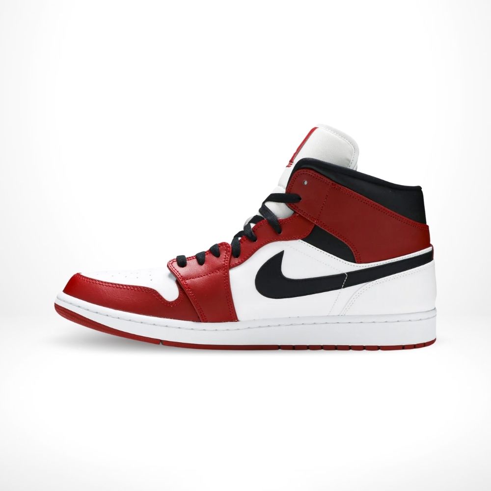 Air Jordan 1 Mid Chicago in Red White - product image from the listing.
