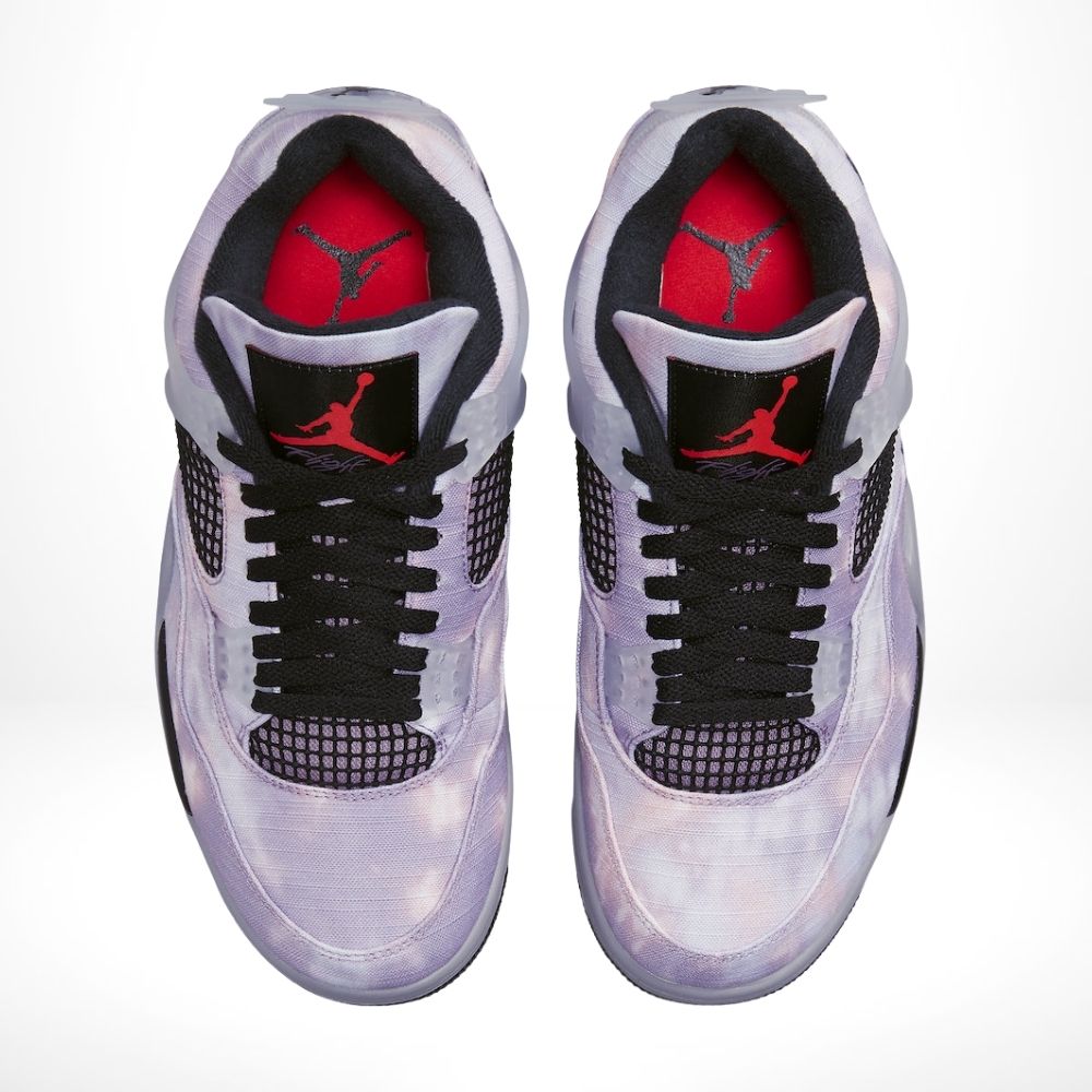 Air Jordan 4 Retro Zen Master Amethyst in Purple Black - product image from the listing.