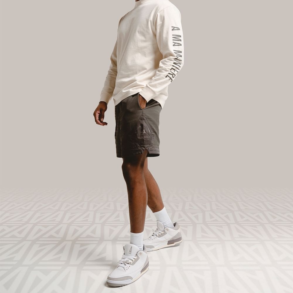 Women's Air Jordan 3 Retro X A Ma Maniére Raised By White Grey SP - product image from the listing.