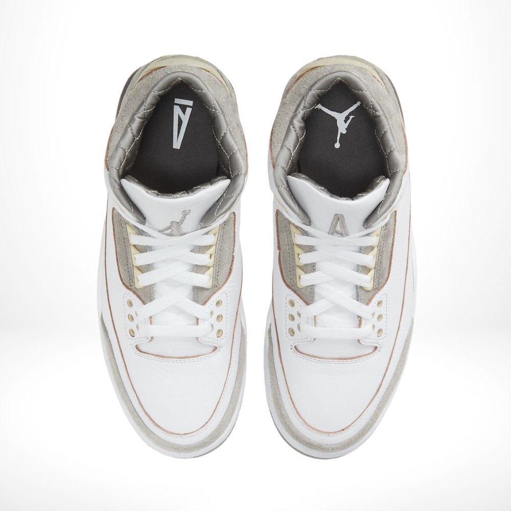 Women's Air Jordan 3 Retro X A Ma Maniére Raised By White Grey SP - product image from the listing.