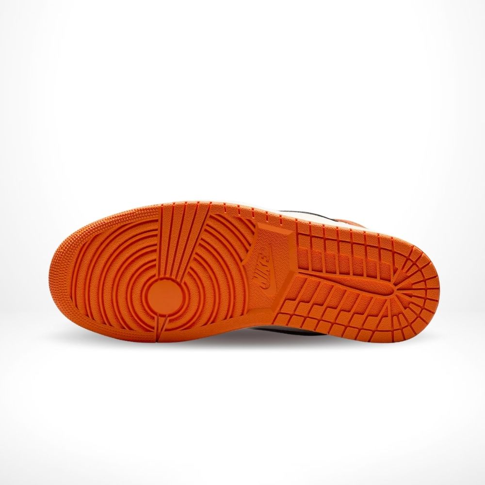 Air Jordan 1 Retro High OG Shattered Backboard Starfish in Sail Black - product image from the listing.