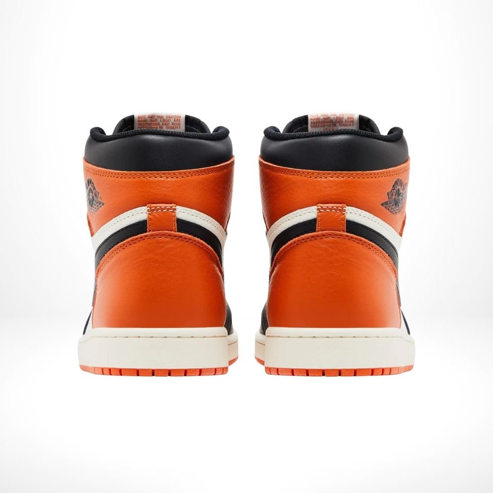 Air Jordan 1 Retro High OG Shattered Backboard Starfish in Sail Black - product image from the listing.