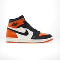 Air Jordan 1 Retro High OG Shattered Backboard Starfish in Sail Black - product image from the listing.