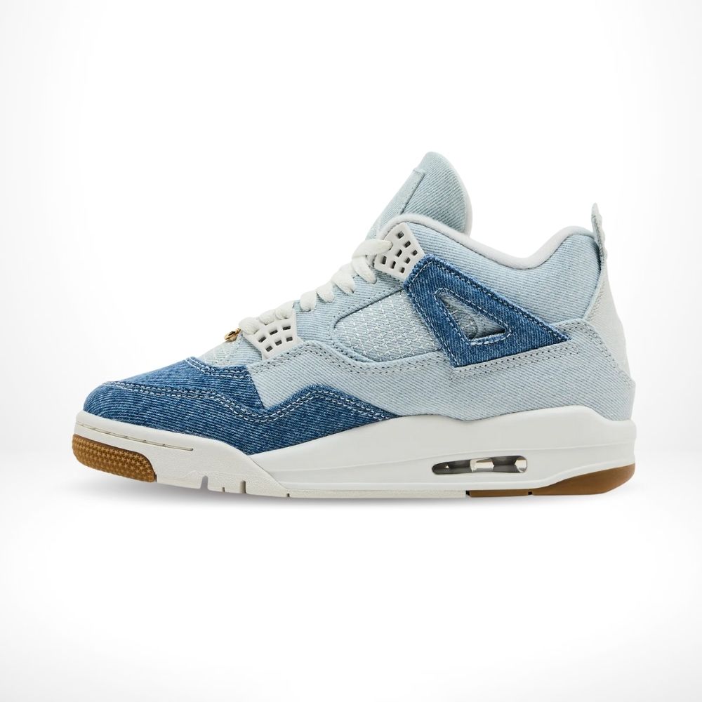 Air Jordan 4 Retro TEX Worn in Blue Denim - product image from the listing.