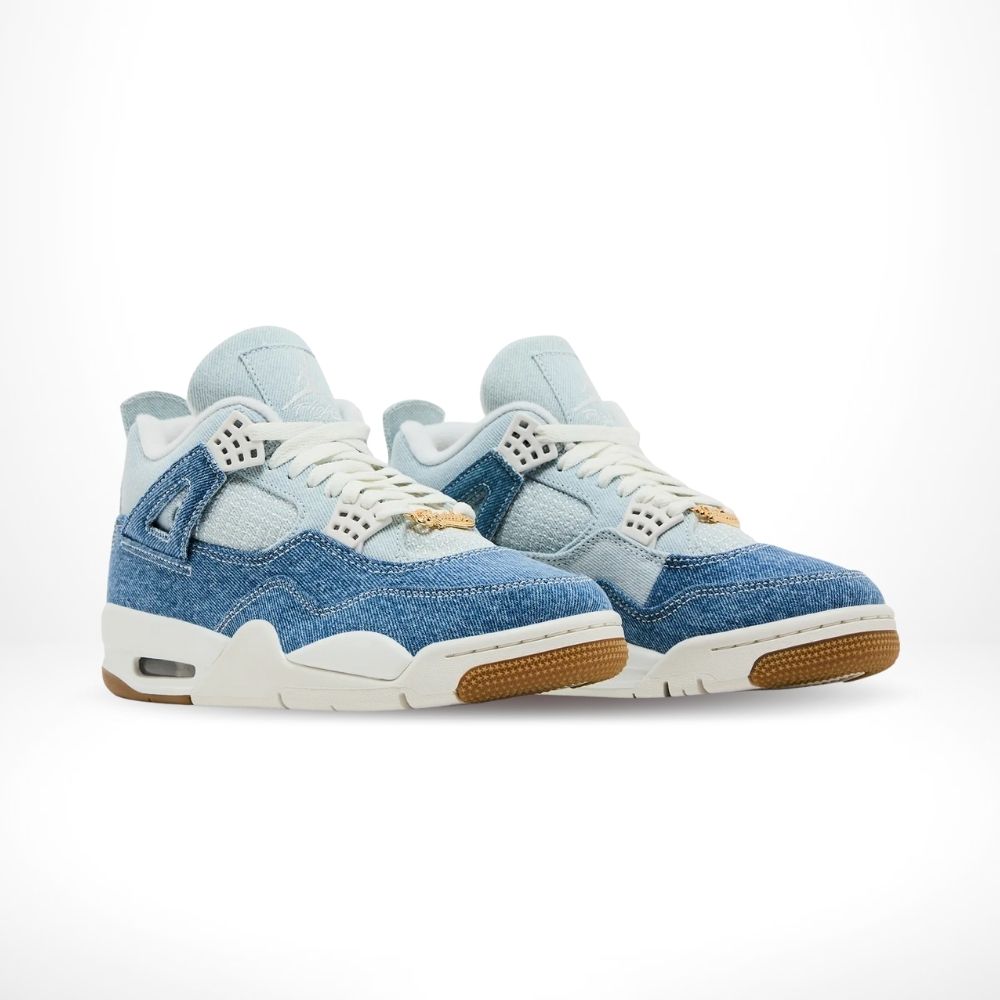 Air Jordan 4 Retro TEX Worn in Blue Denim - product image from the listing.