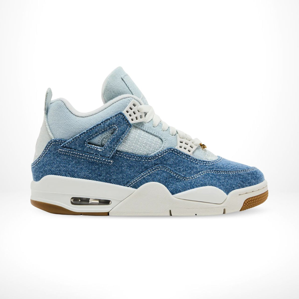 Air Jordan 4 Retro TEX Worn in Blue Denim - product image from the listing.