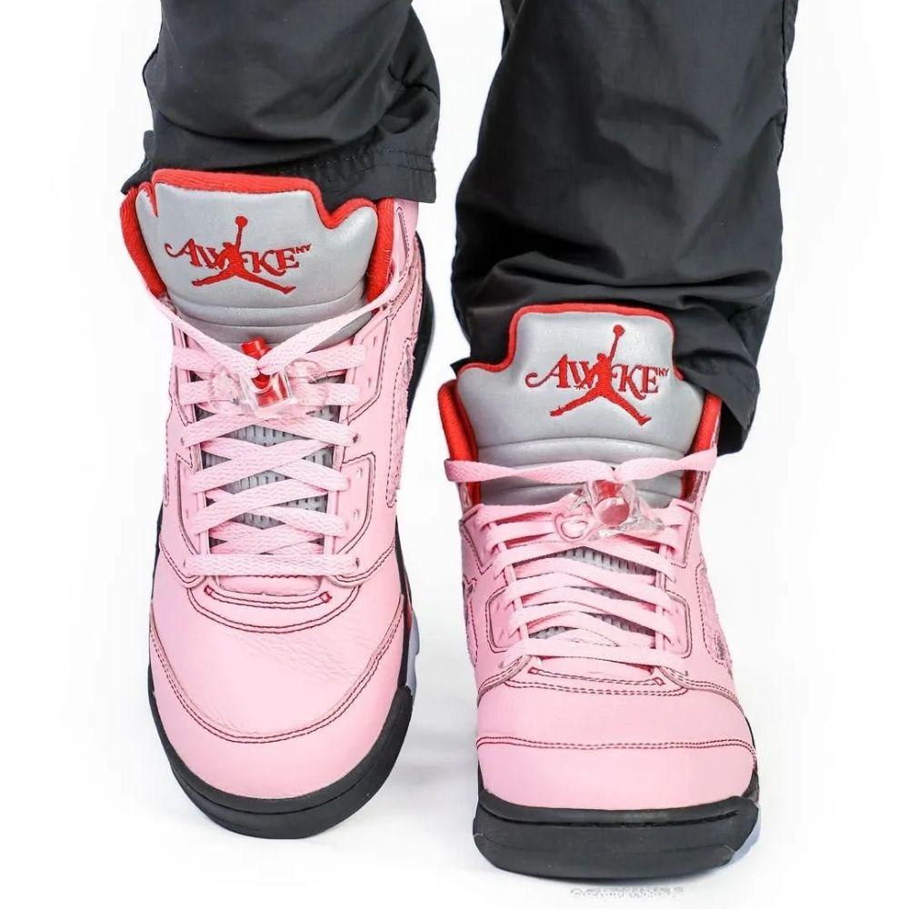 Air Jordan 5 X Awake NY Bubblegum in Pink - product image from the listing.