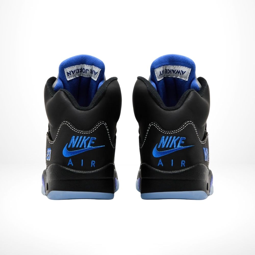 Air Jordan 5 X Awake NY Racer in Blue - product image from the listing.