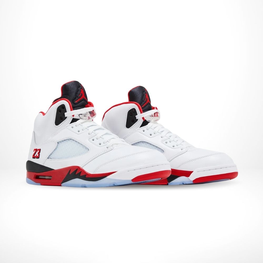 Fire Red - Air Jordan 5 Retro 2025 - product image from the listing.