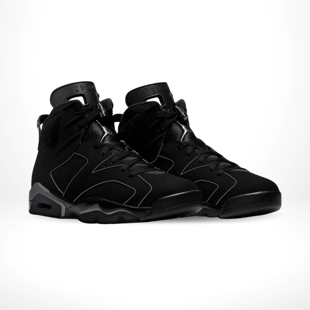 Air Jordan 6 Cap and Gown in Black - product image from the listing.