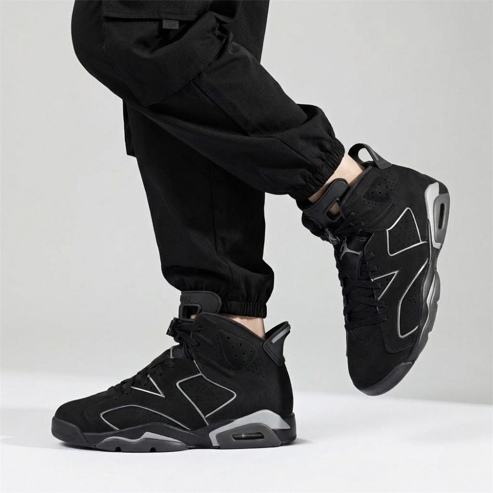 Air Jordan 6 Cap and Gown in Black - product image from the listing.
