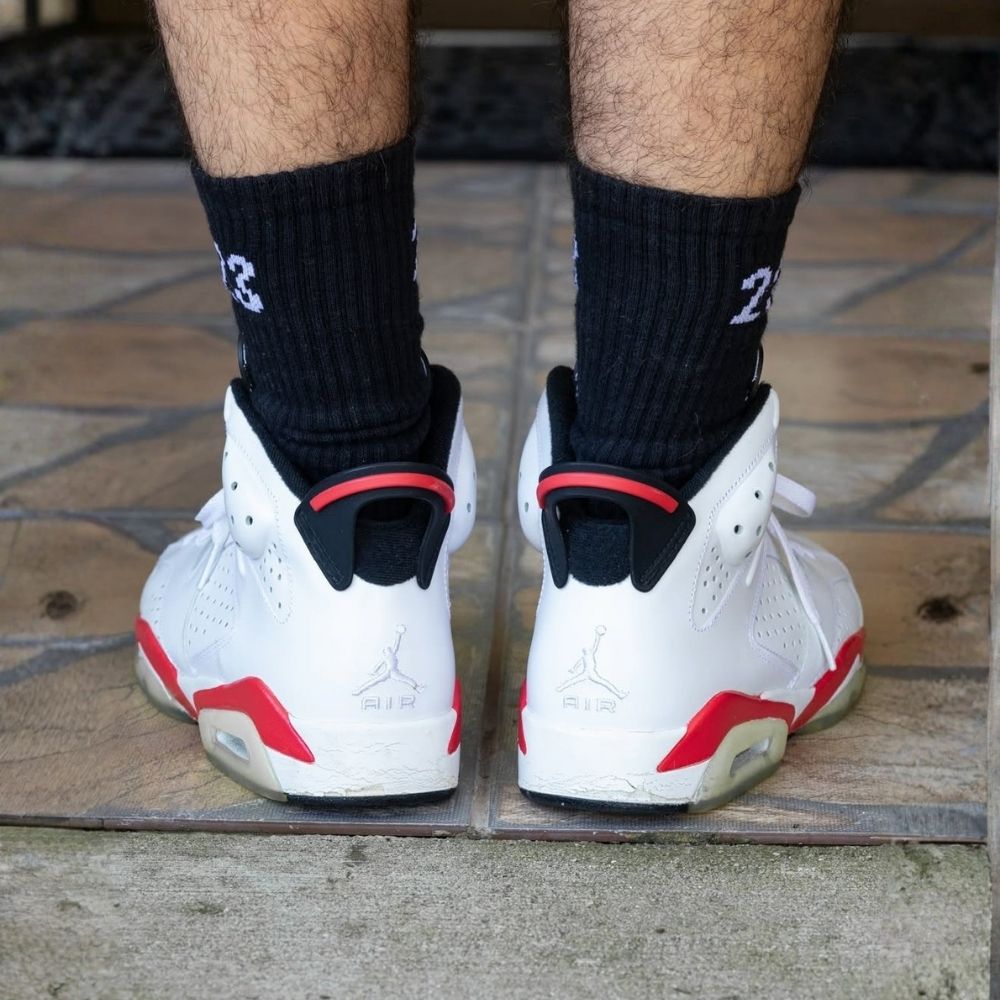 BG White Infrared - Air Jordan 6 Retro 2014 - product image from the listing.