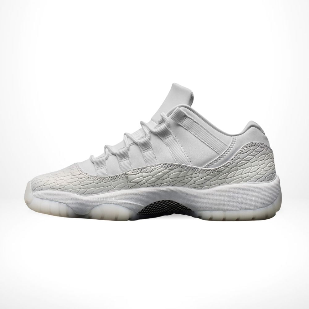 Air Jordan 11 Retro Low Heiress in Pure Platinum - product image from the listing.