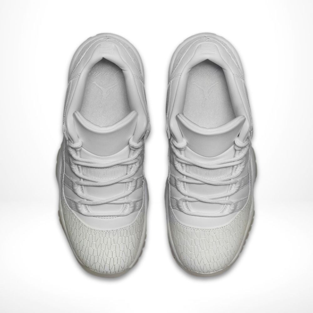 Air Jordan 11 Retro Low Heiress in Pure Platinum - product image from the listing.