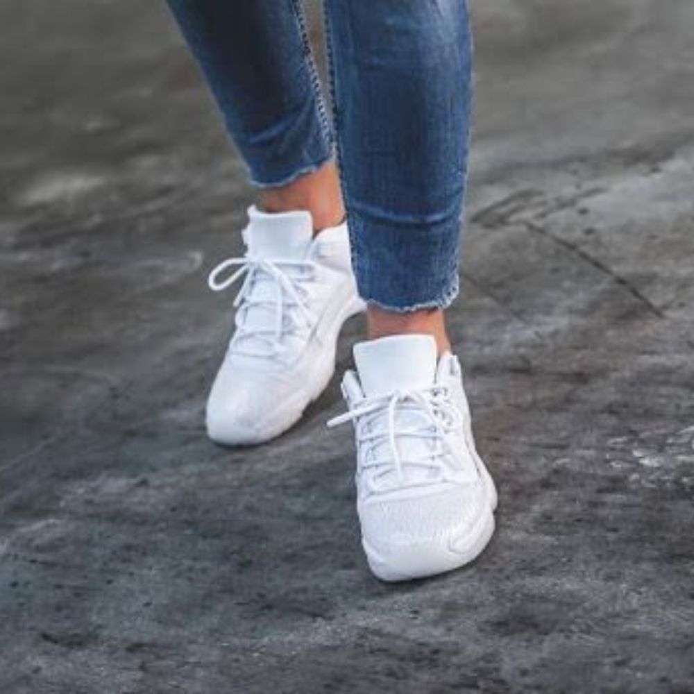 Air Jordan 11 Retro Low Heiress in Pure Platinum - product image from the listing.