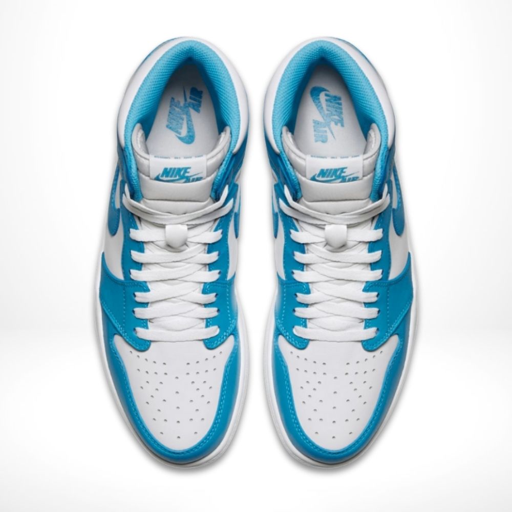 Air Jordan 1 Retro High OG UNC Powder in Blue - product image from the listing.
