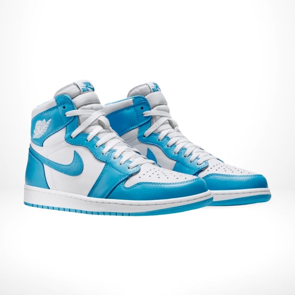 Air Jordan 1 Retro High OG UNC Powder in Blue - product image from the listing.