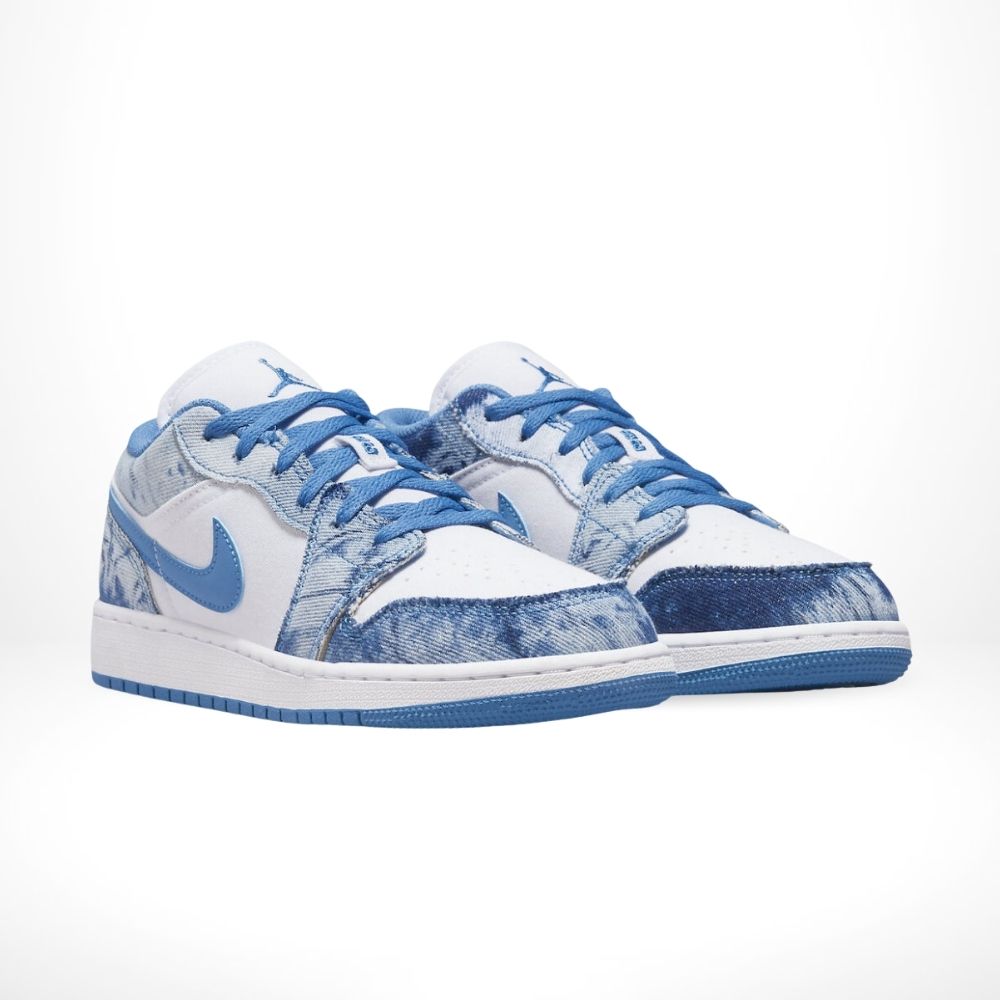 Air Jordan 1 Low in Washed Denim - product image from the listing.