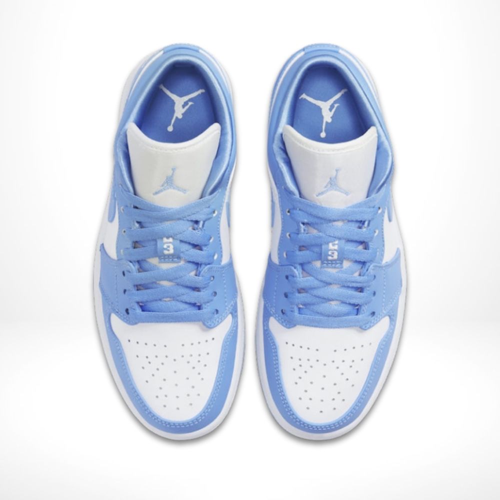 Air Jordan 1 Low in University Blue White - product image from the listing.