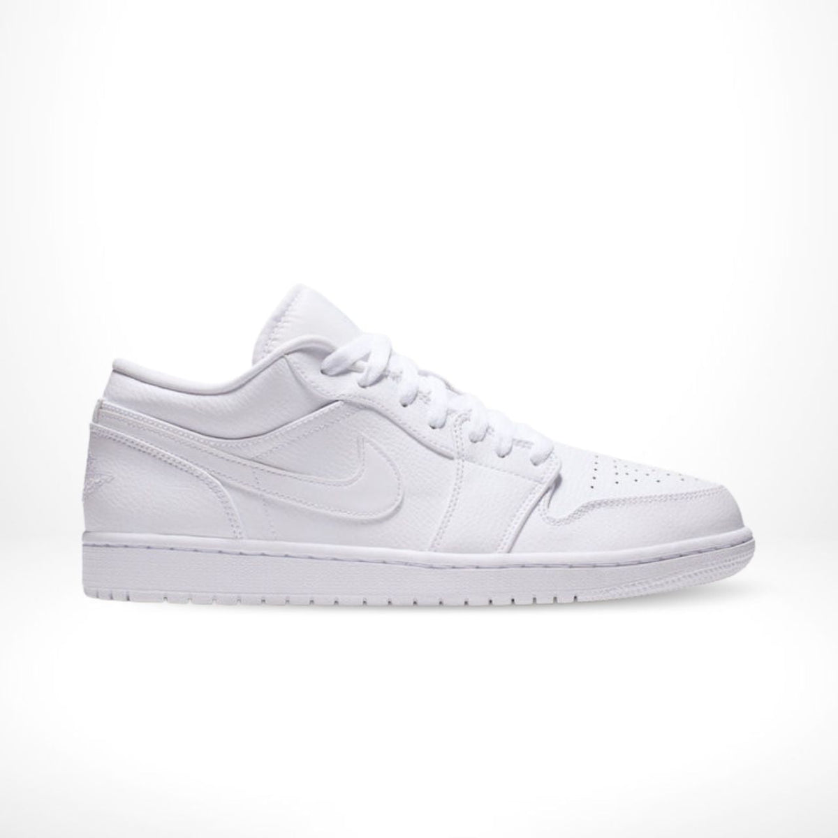Air Jordan 1 Low Triple in White - product image from the listing.